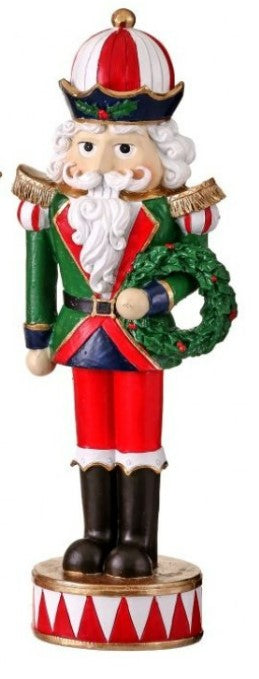 9" RSN BAVARIAN NUTCRACKER - Choice of Wreath or Candy Cane